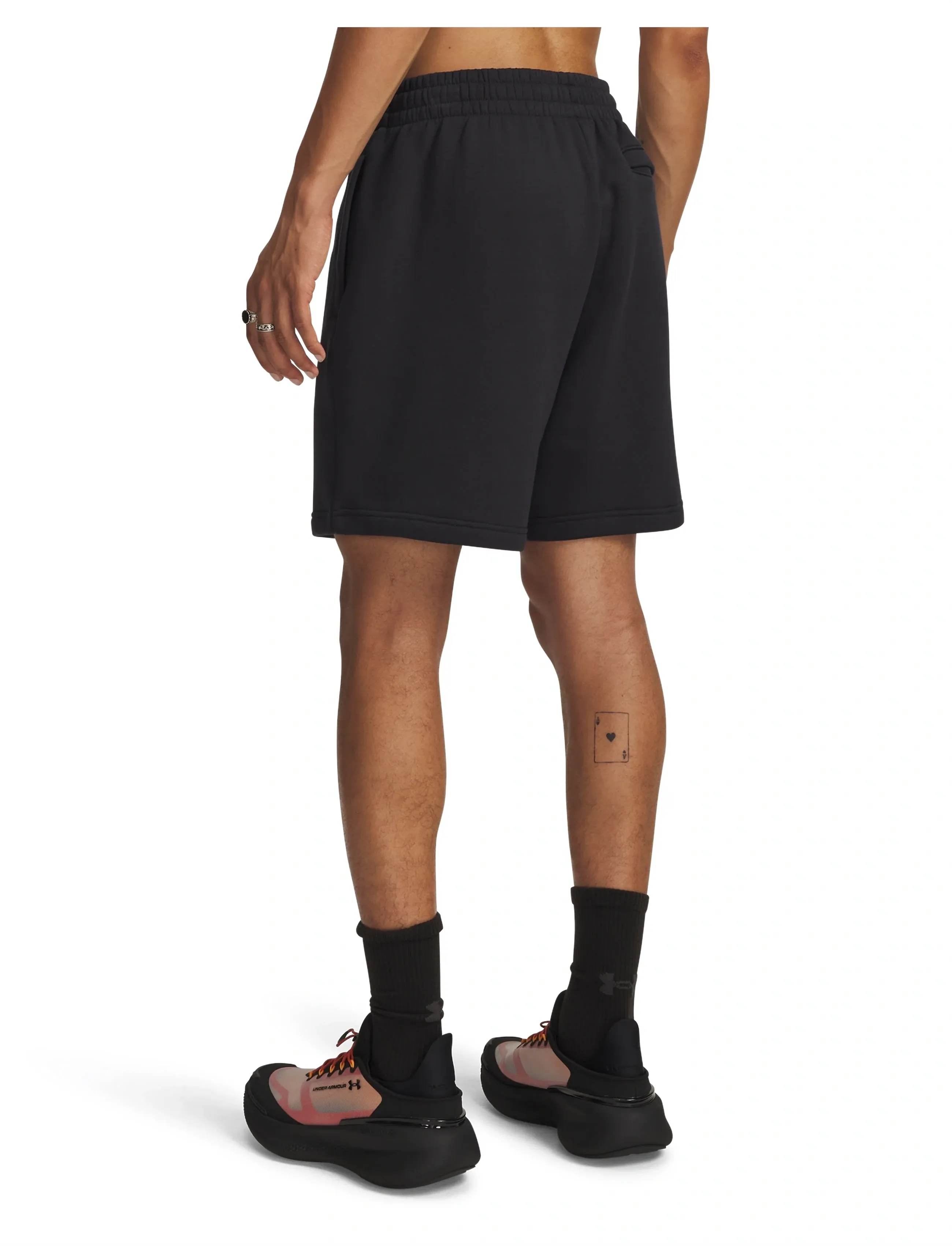 Under Armour - UA Icon Fleece Short - bottoms - black - 3