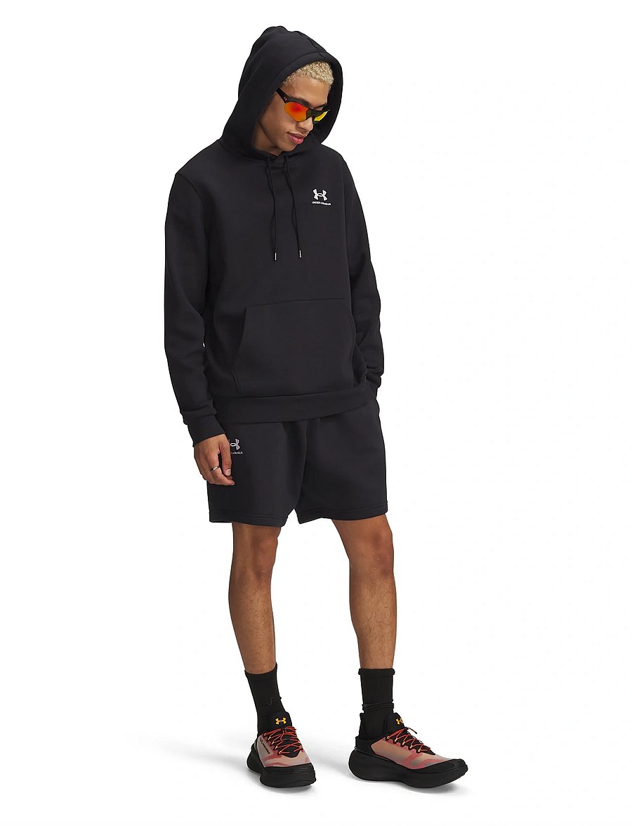Under Armour - UA Icon Fleece Short - underdele - black - 4
