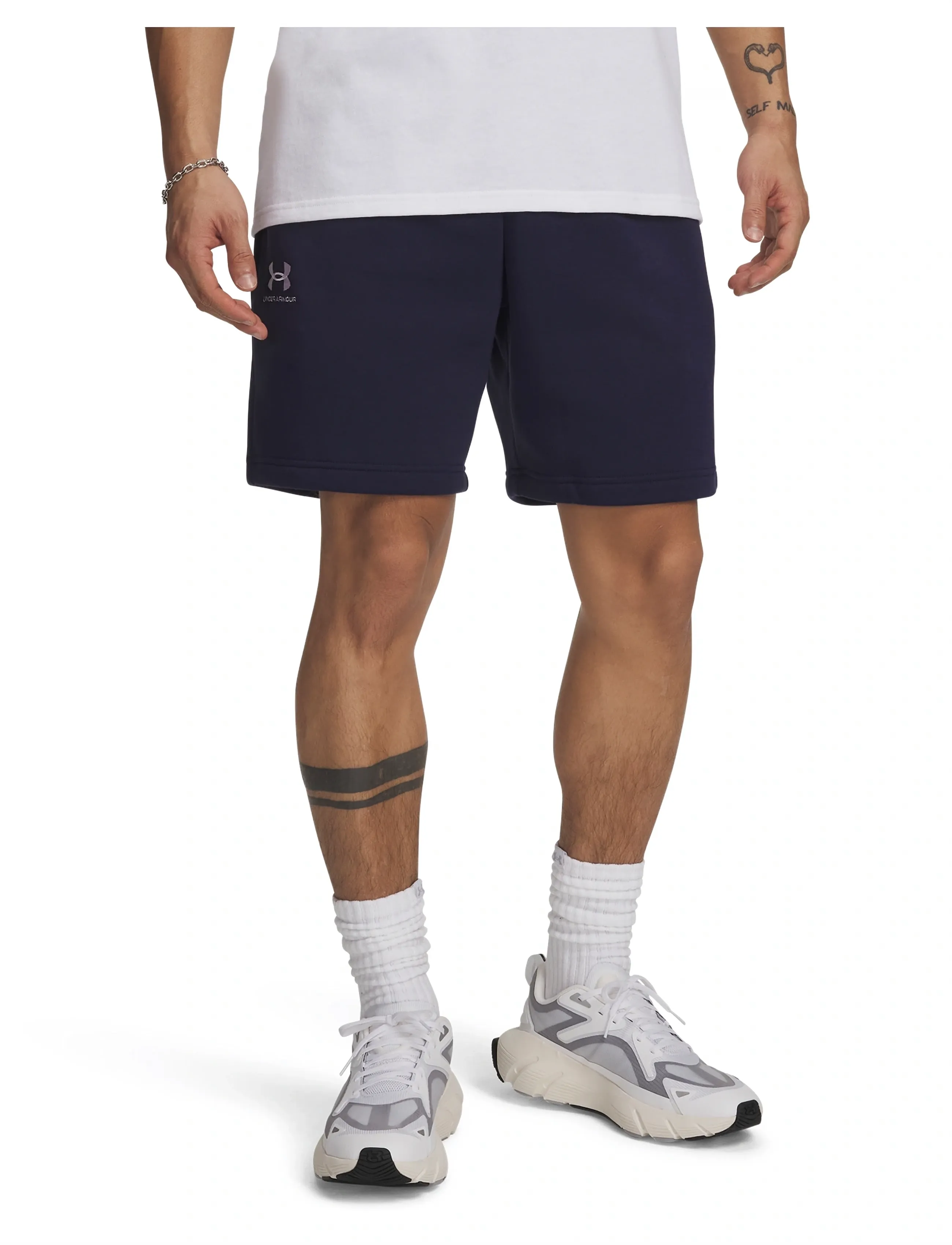 Under Armour Ua Icon Fleece Short, M, Sport Shorts, Marineblau - Sweat Männerswear