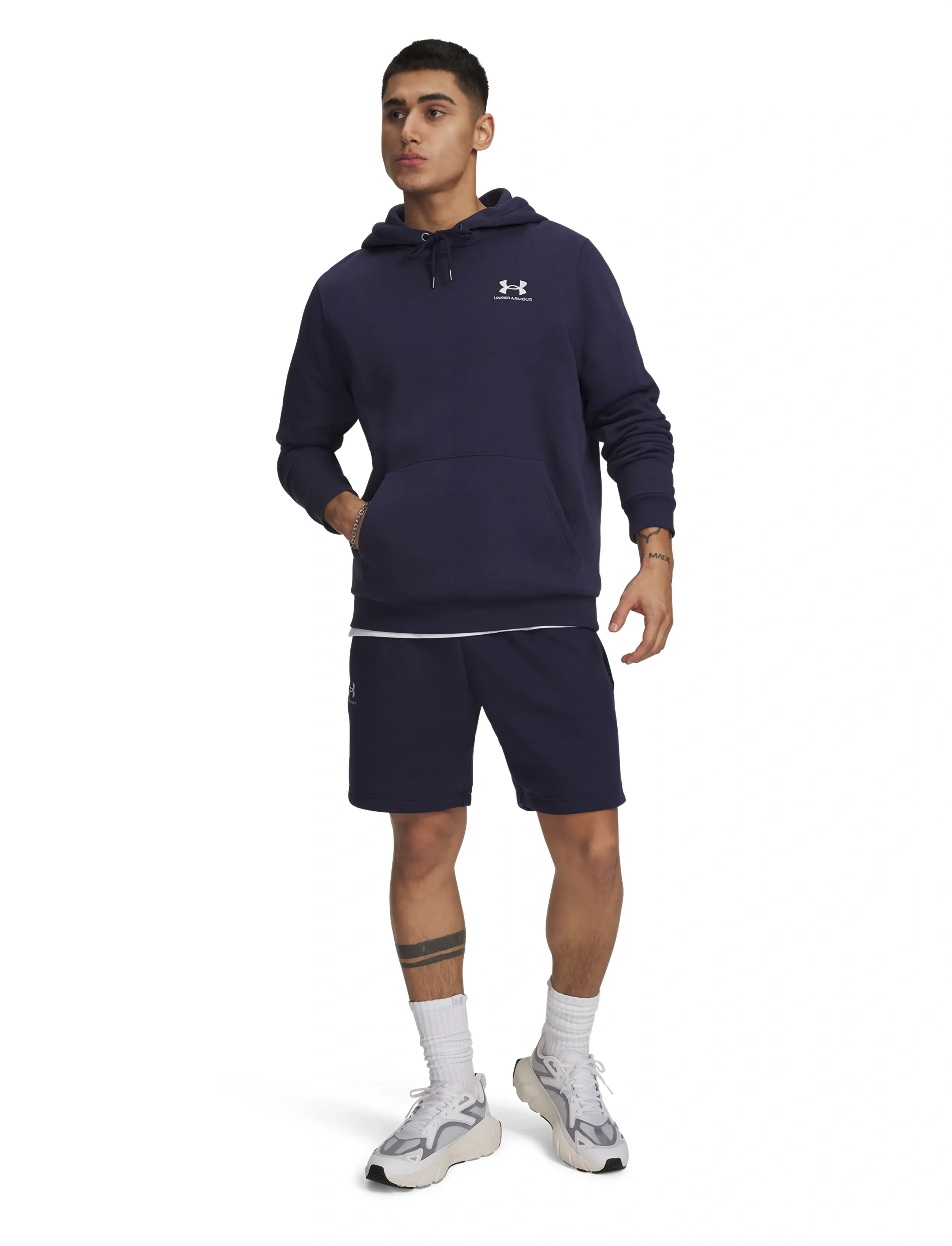 Under Armour - UA Icon Fleece Short - püksid - midnight navy - 4