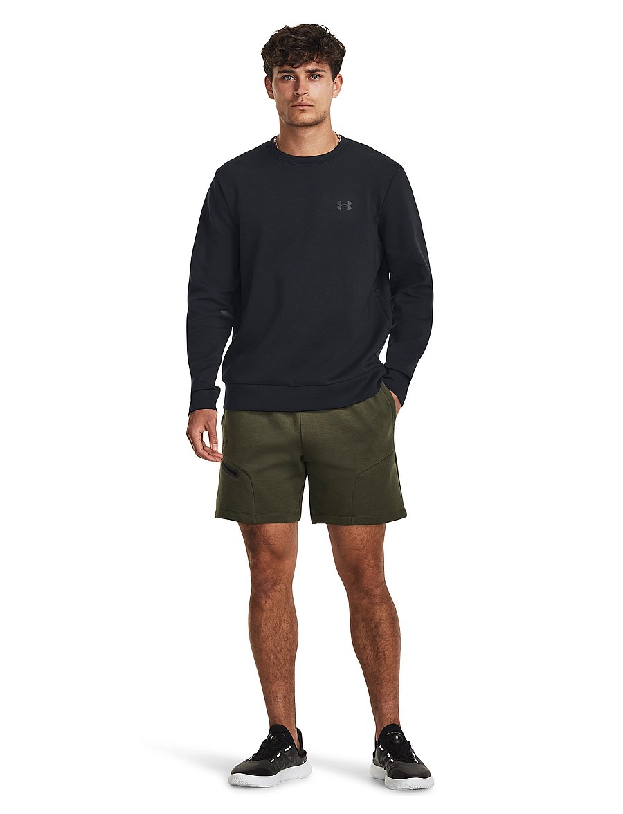 Under Armour - UA Unstoppable Flc Crew - dressipluusid - black - 0
