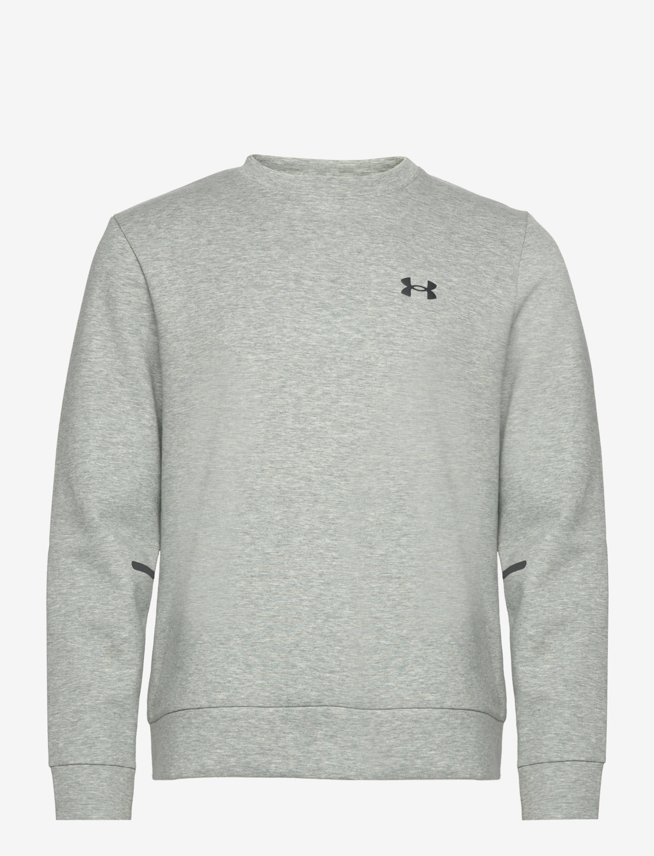 Under Armour - UA Unstoppable Flc Crew - sweatshirts - mod gray - 1