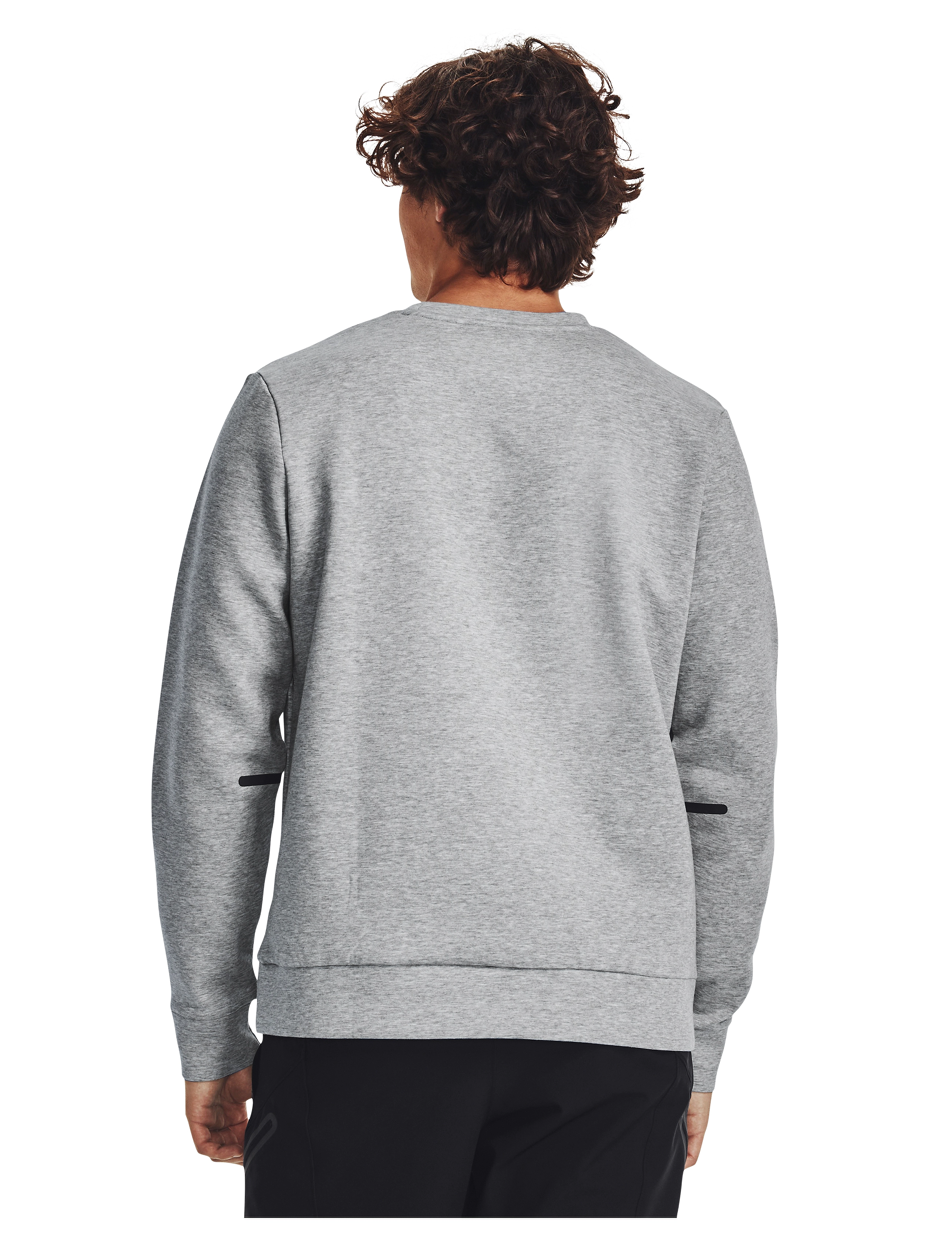 Under Armour - UA Unstoppable Flc Crew - sport - mod gray - 4