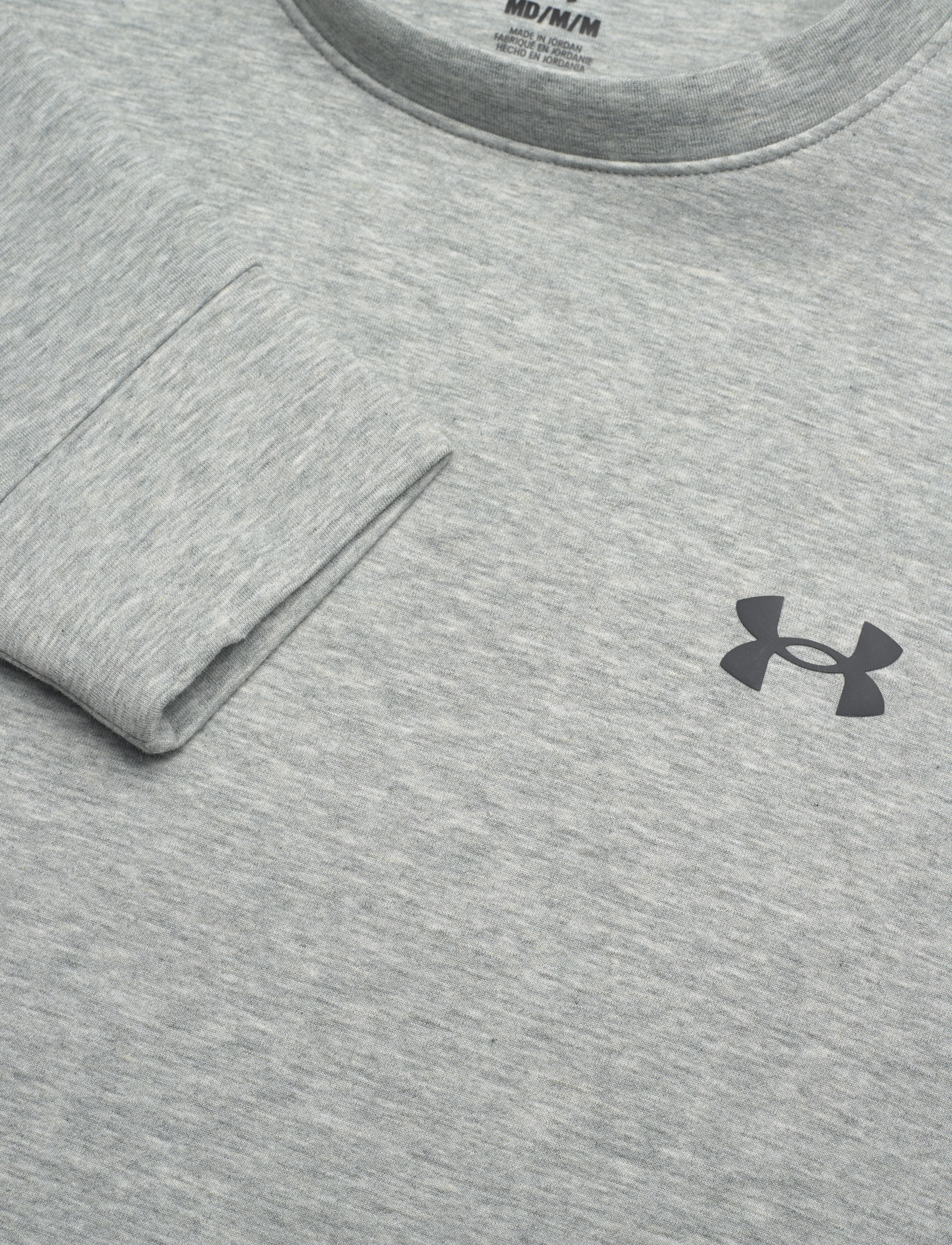 Under Armour - UA Unstoppable Flc Crew - sport - mod gray - 5