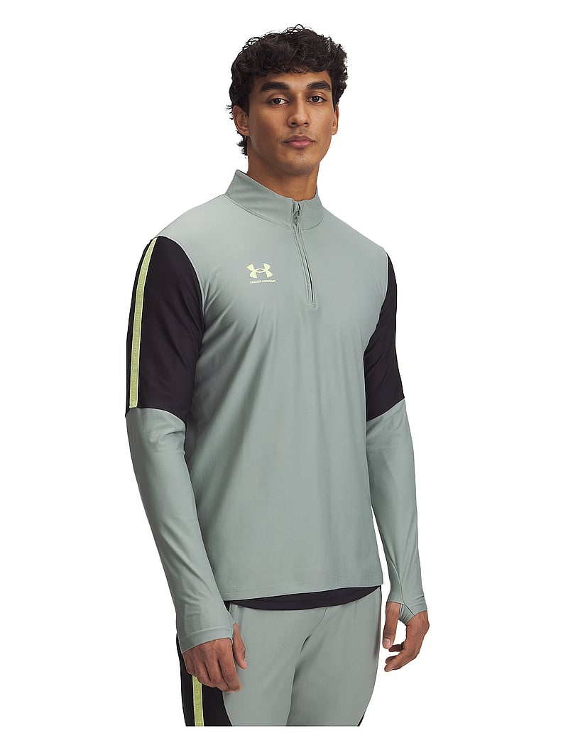 Under Armour - UA M's Ch. Pro 1/4 Zip - sweatshirts - silica green - 0