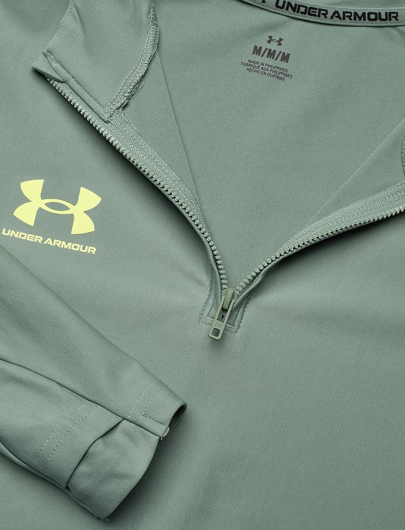 Under Armour - UA M's Ch. Pro 1/4 Zip - sweatshirts - silica green - 5