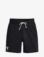 UA Rival Terry 6in Short - BLACK