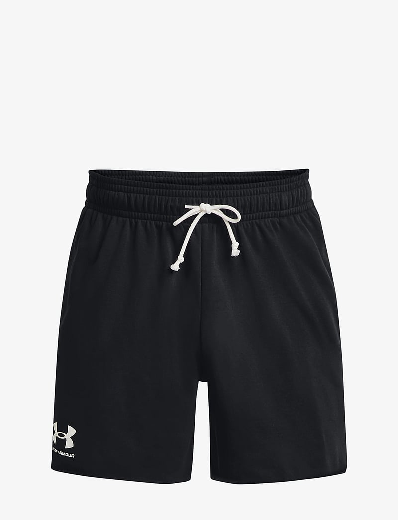 Under Armour - UA Rival Terry 6in Short - treenishortsit - black - 1