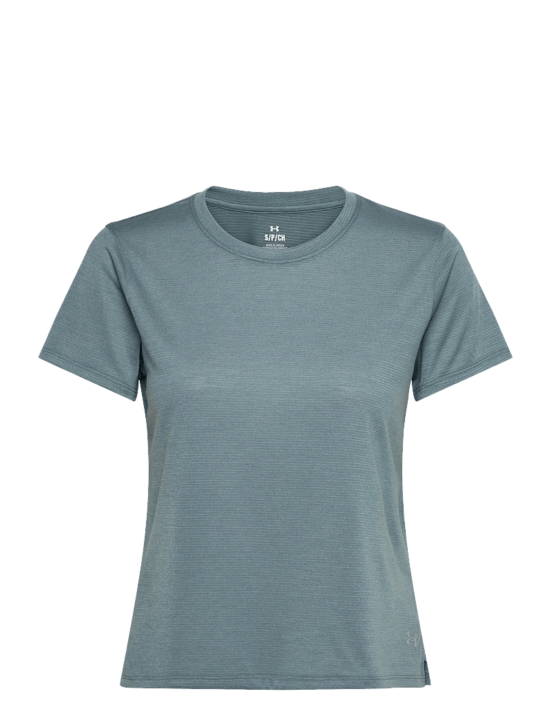 Under Armour - UA Launch Shortsleeve - t-shirts - jasper blue - 1