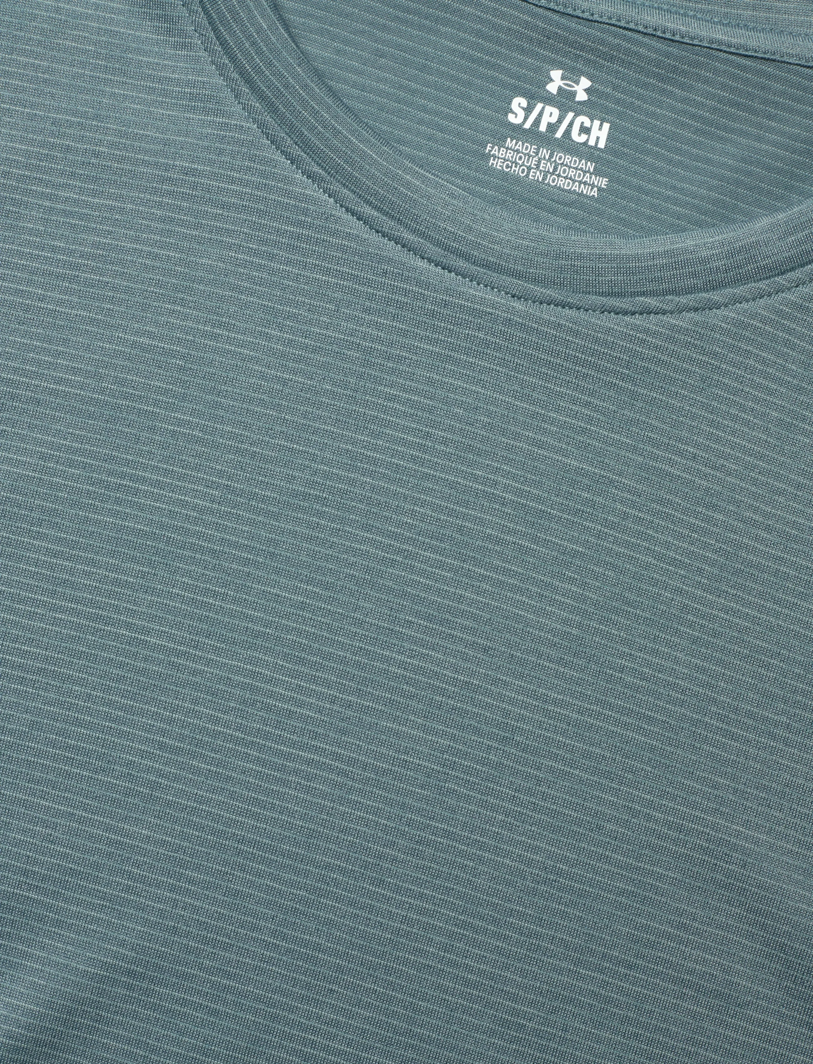 Under Armour - UA Launch Shortsleeve - sport tops - jasper blue - 4