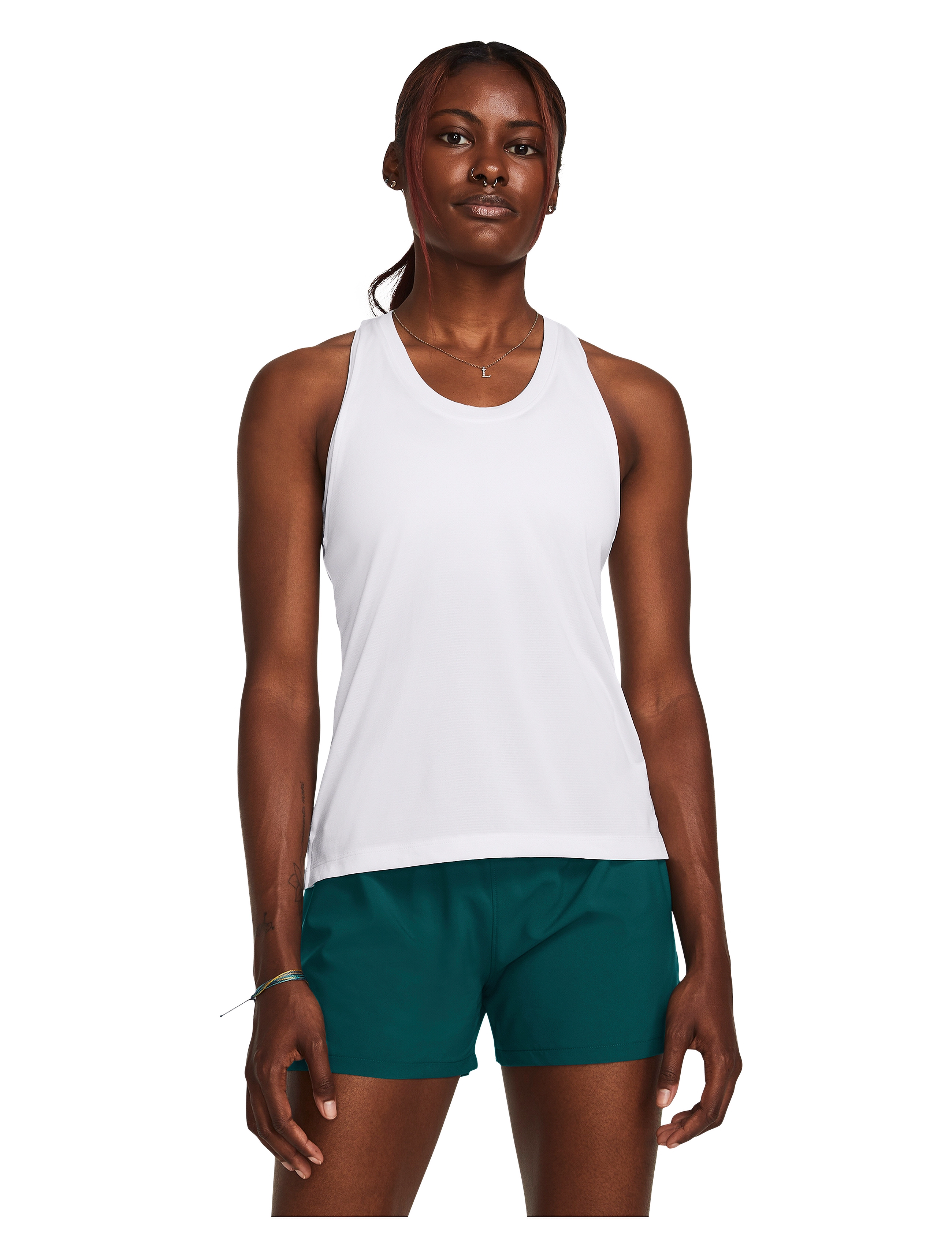 Under Armour Ua Launch Singlet, Kvinder, Racerback Singlet, Hvid, Str: L
