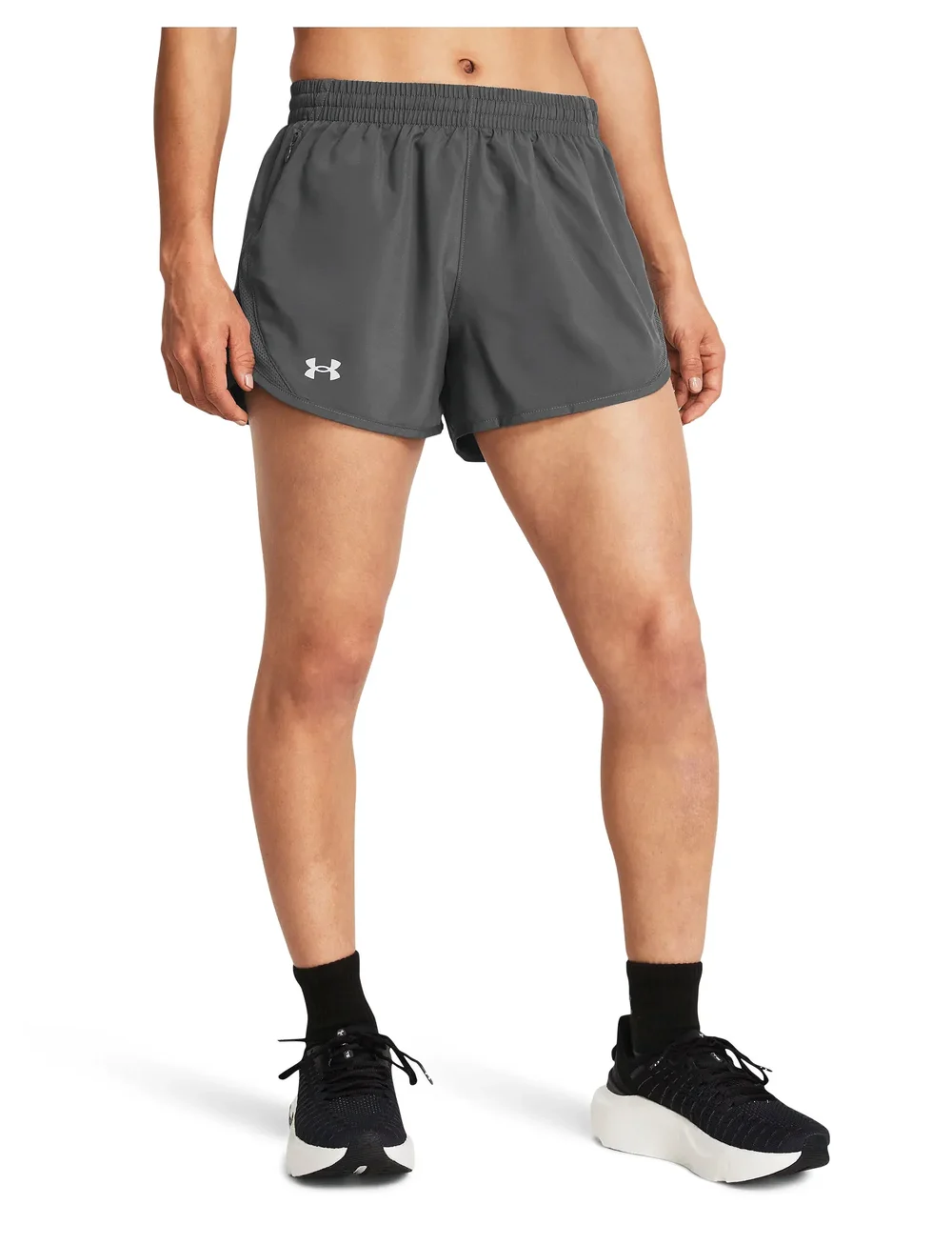 Under Armour - UA Fly By 3'' Shorts - löparshorts - castlerock - 0