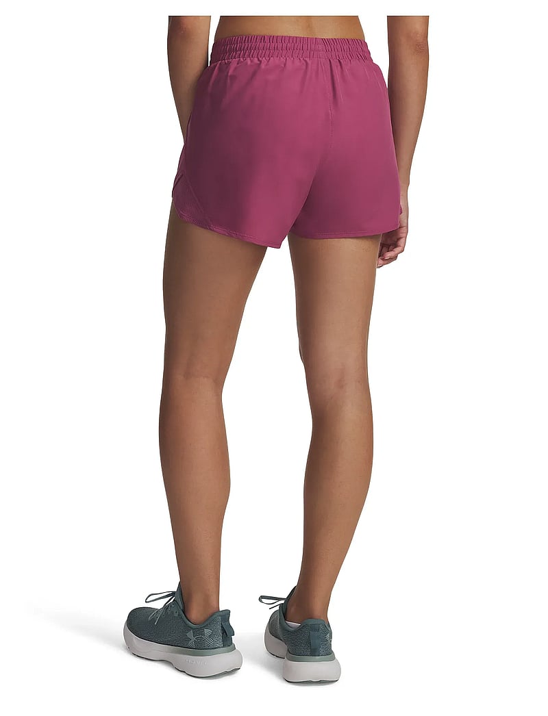 Under Armour - UA Fly By 3'' Shorts - lühikesed jooksupüksid - fuchsia dusk - 3