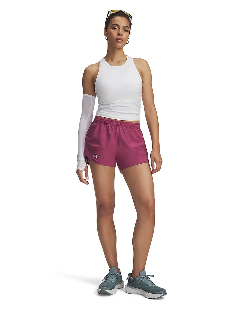 Under Armour - UA Fly By 3'' Shorts - lühikesed jooksupüksid - fuchsia dusk - 4