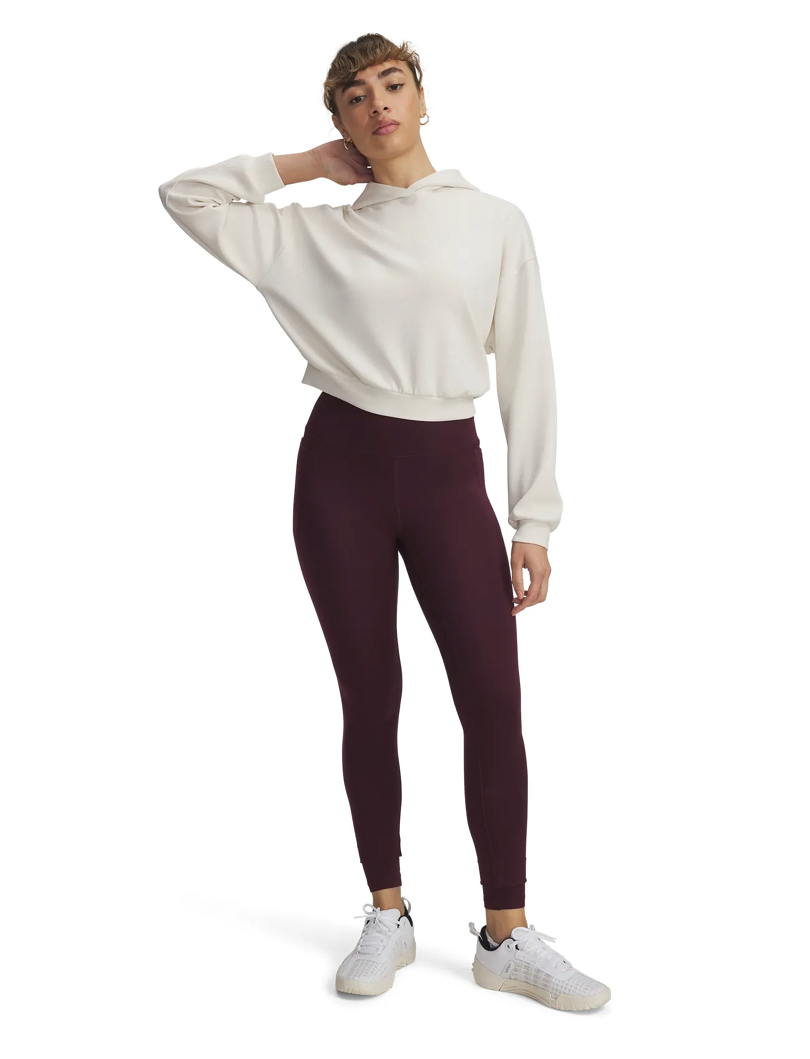 Under Armour - Meridian Legging - training tights - dark maroon - 4