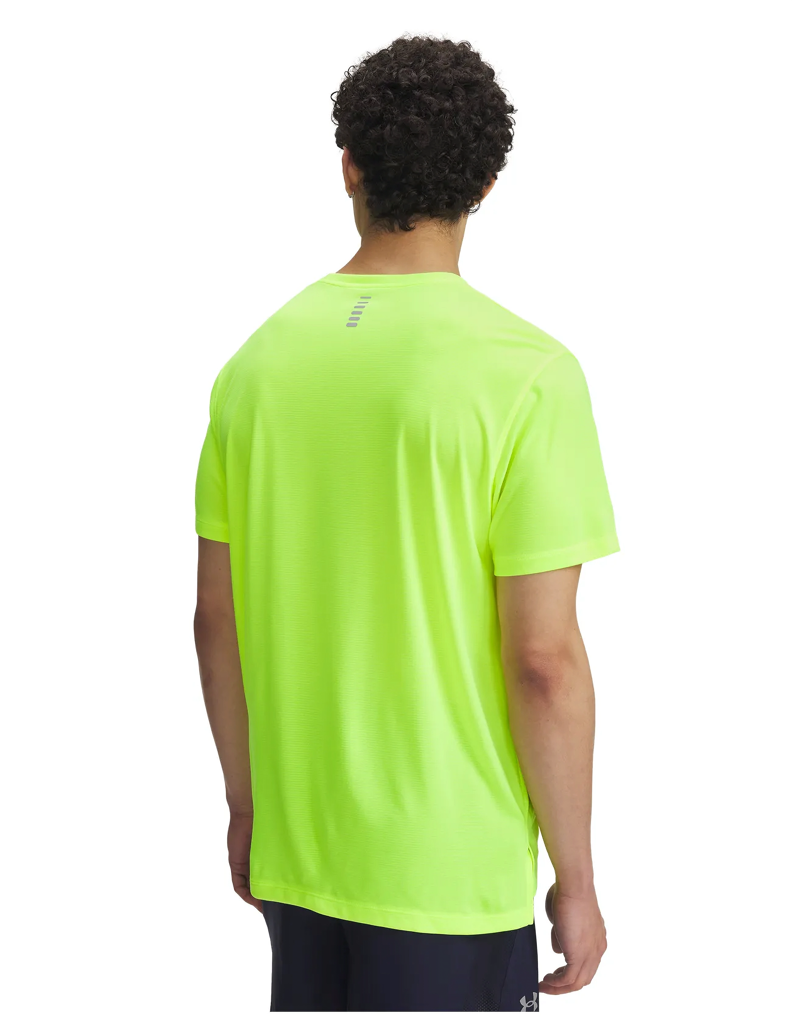 Under Armour - UA LAUNCH SHORTSLEEVE - laveste priser - high vis yellow - 3