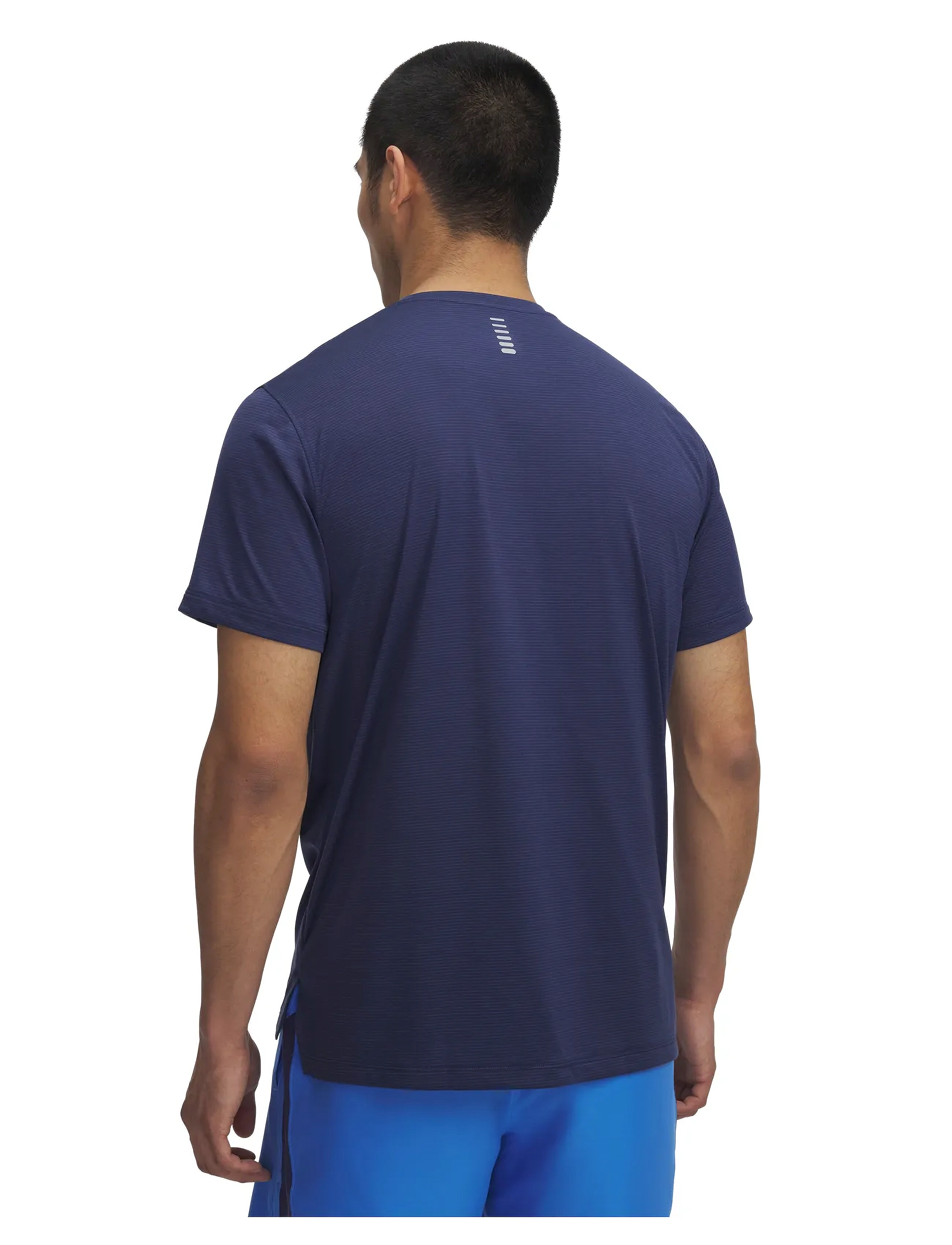 Under Armour - UA LAUNCH SHORTSLEEVE - t-shirts - washed navy - 3