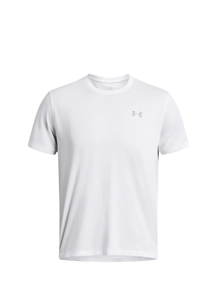 Under Armour - UA LAUNCH SHORTSLEEVE - t-shirts - white - 1