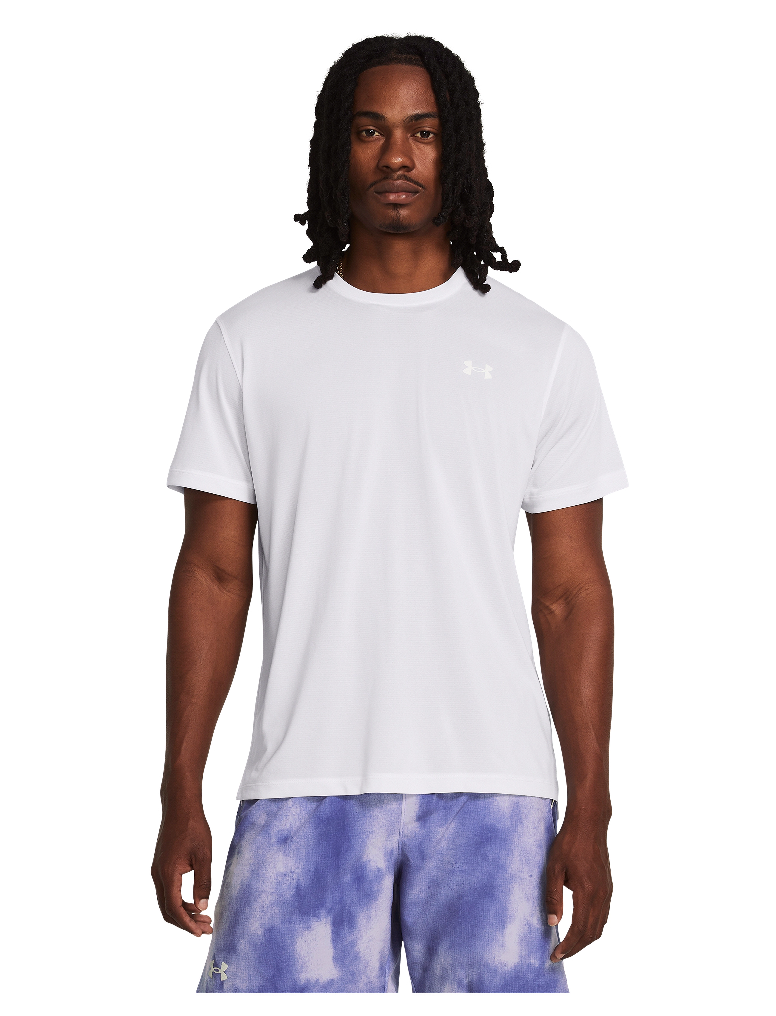 Under Armour Ua Launch Shortsleeve, XXL, White, T-Shirts > Kortærmede, Herre