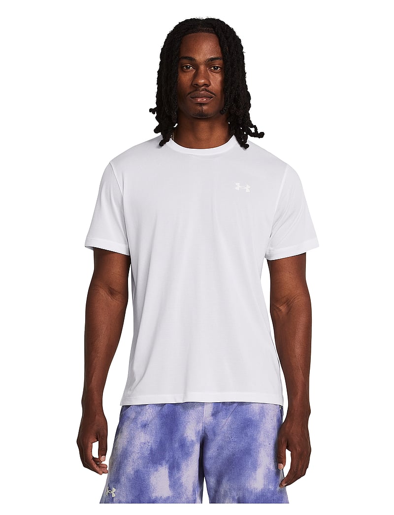 Under Armour - UA LAUNCH SHORTSLEEVE - t-särgid - white - 0