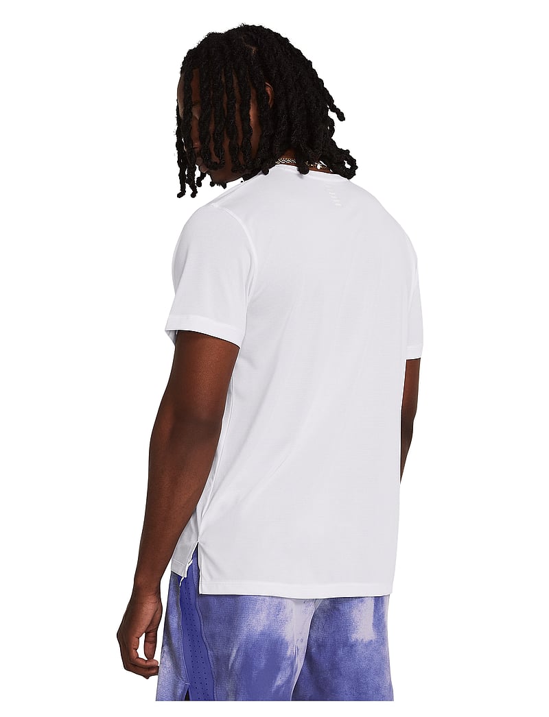 Under Armour - UA LAUNCH SHORTSLEEVE - t-särgid - white - 3