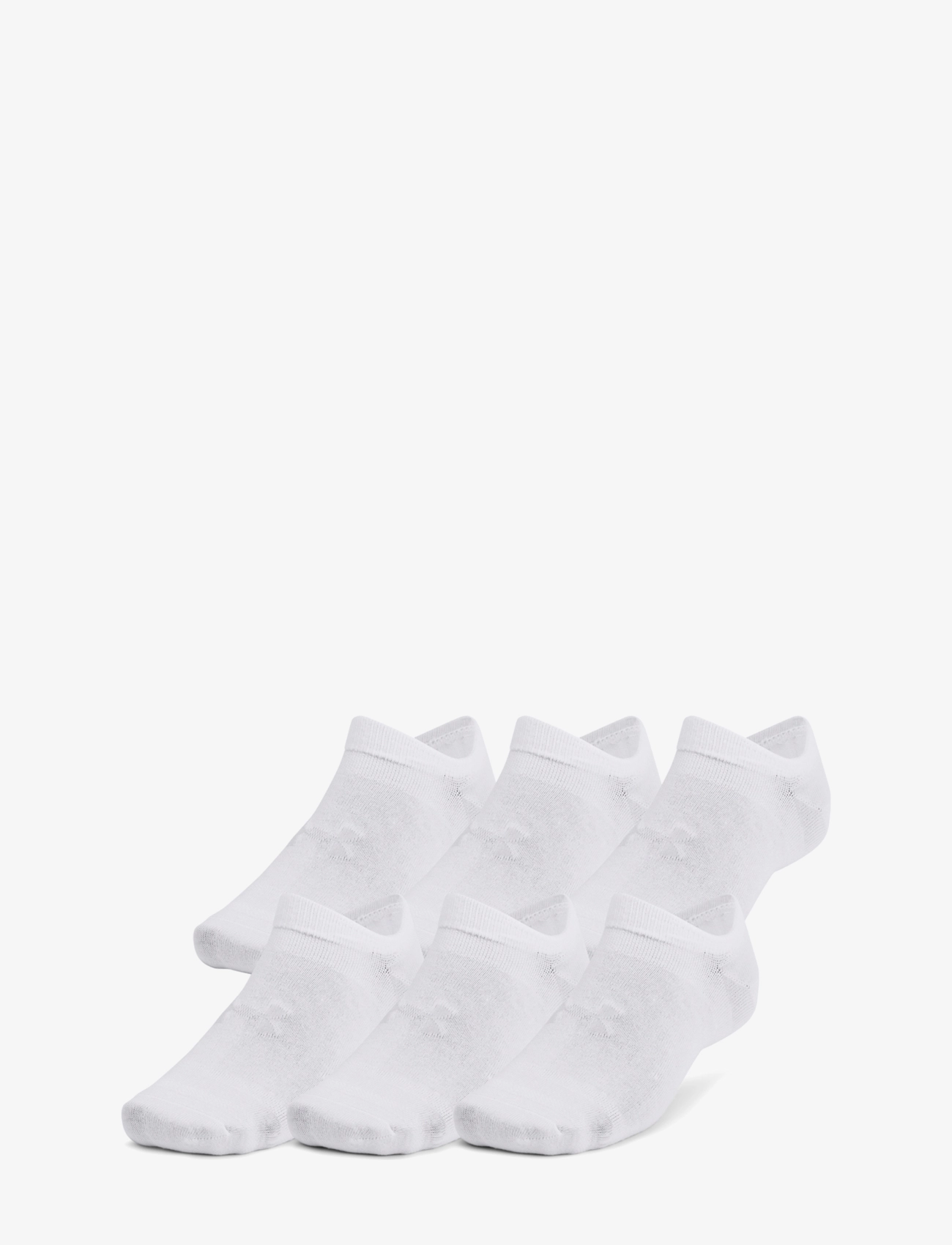 Under Armour UA Essential No Show 6pk - Under Armour - WHITE / white