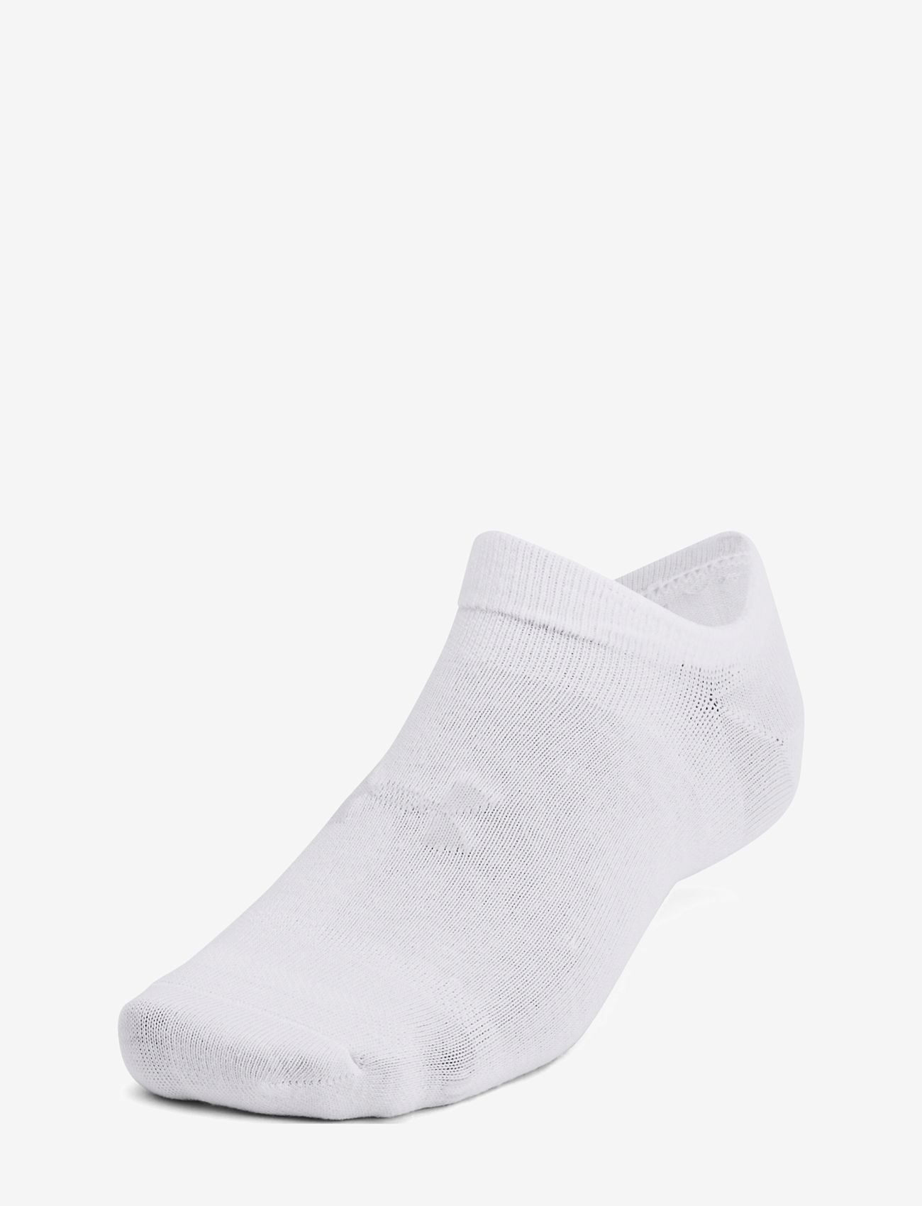 Under Armour - UA Essential No Show 6pk - träningsstrumpor - white - 1