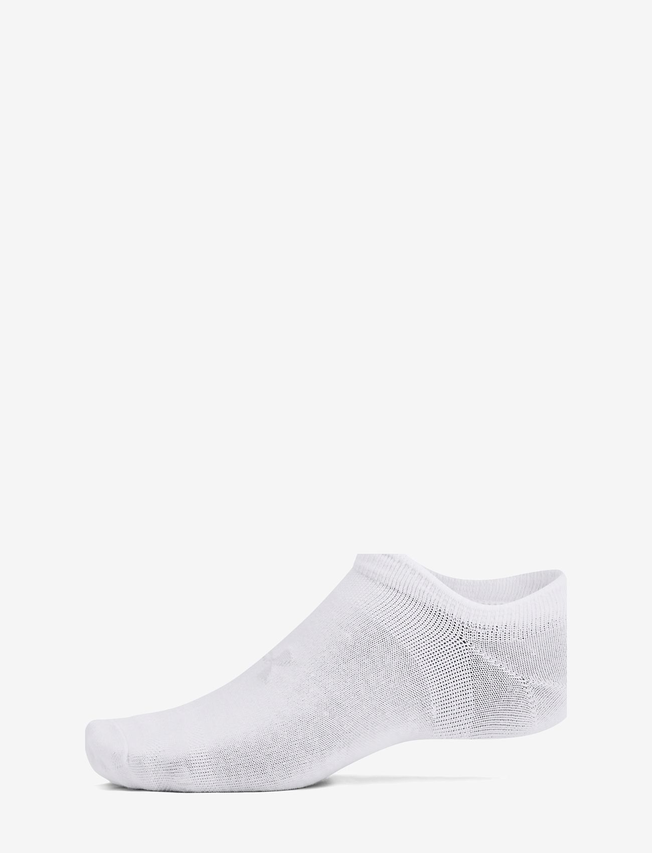 Under Armour - UA Essential No Show 6pk - träningsstrumpor - white - 3