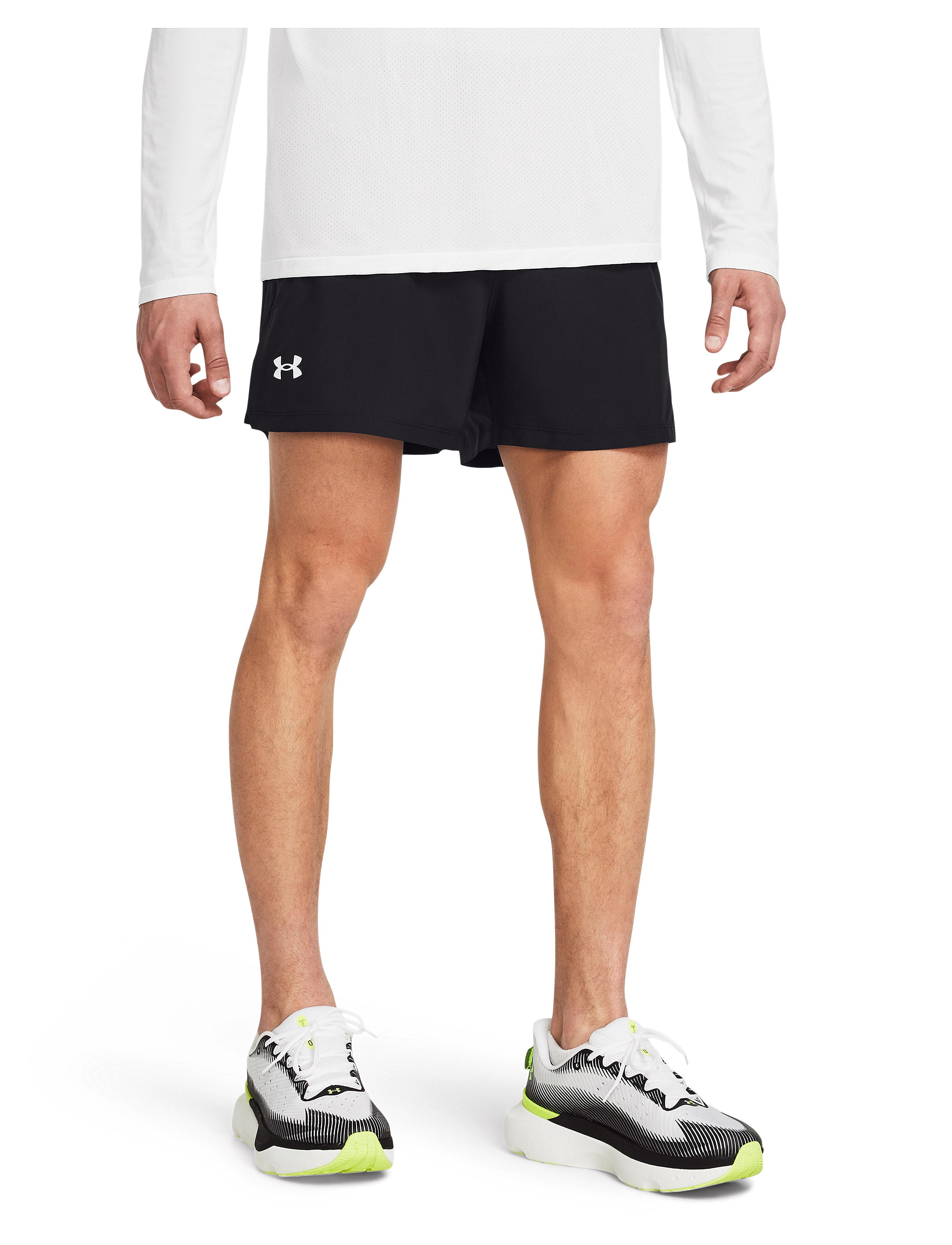 Under Armour Ua Launch 5'' Shorts, Mænd, Løbeshorts, Sort, Str: XXXL