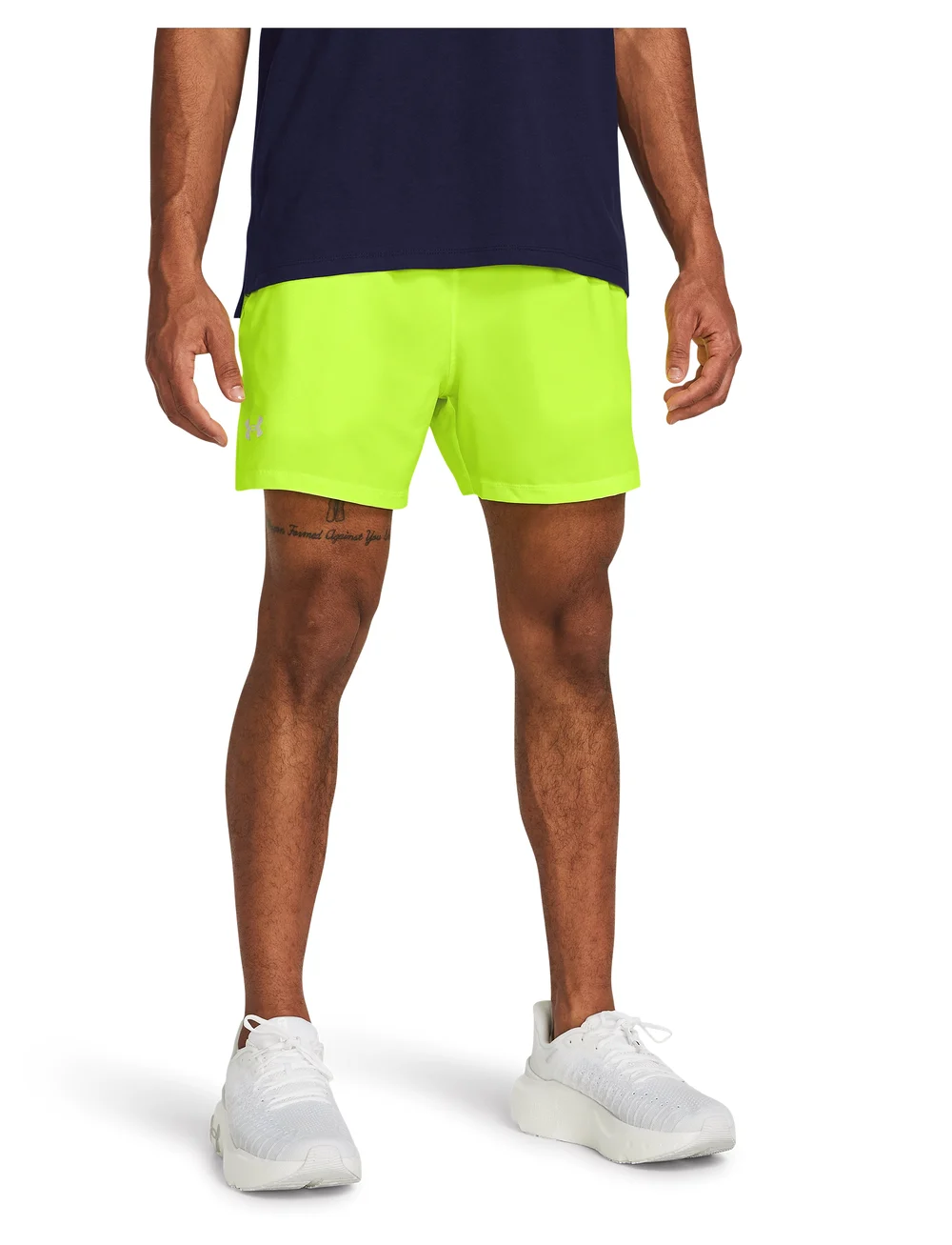 Under Armour - UA LAUNCH 5'' SHORTS - löparshorts - high vis yellow - 0