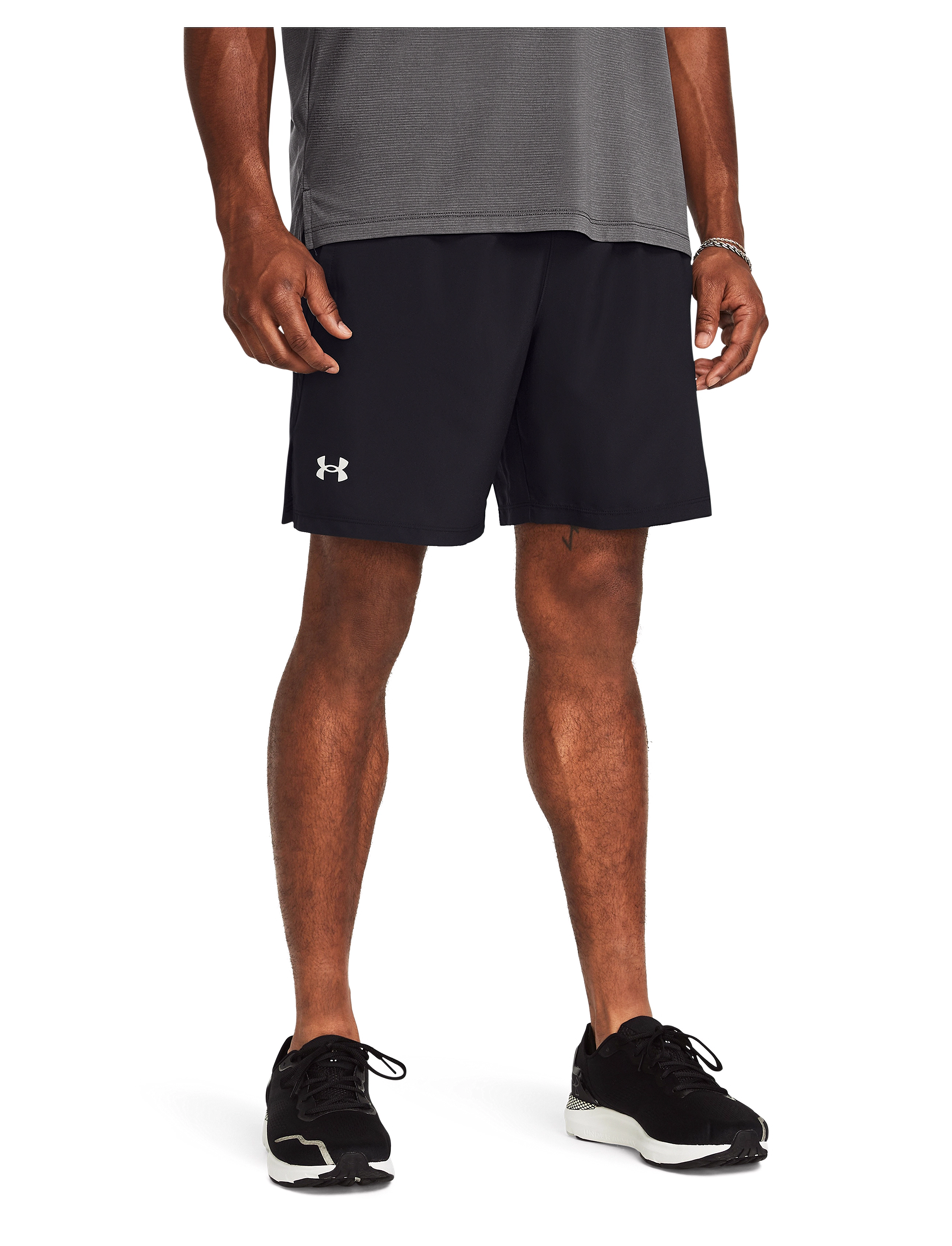 Under Armour Ua Launch 7'' Shorts, M, Black, Shorts > Sportsshorts, Herre