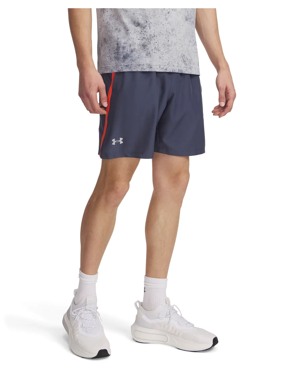 Under Armour - UA LAUNCH 7'' SHORTS - löparshorts - downpour gray - 0