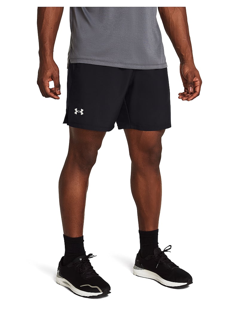 Under Armour - UA LAUNCH 7'' UNLINED SHORTS - lühikesed jooksupüksid - black - 0