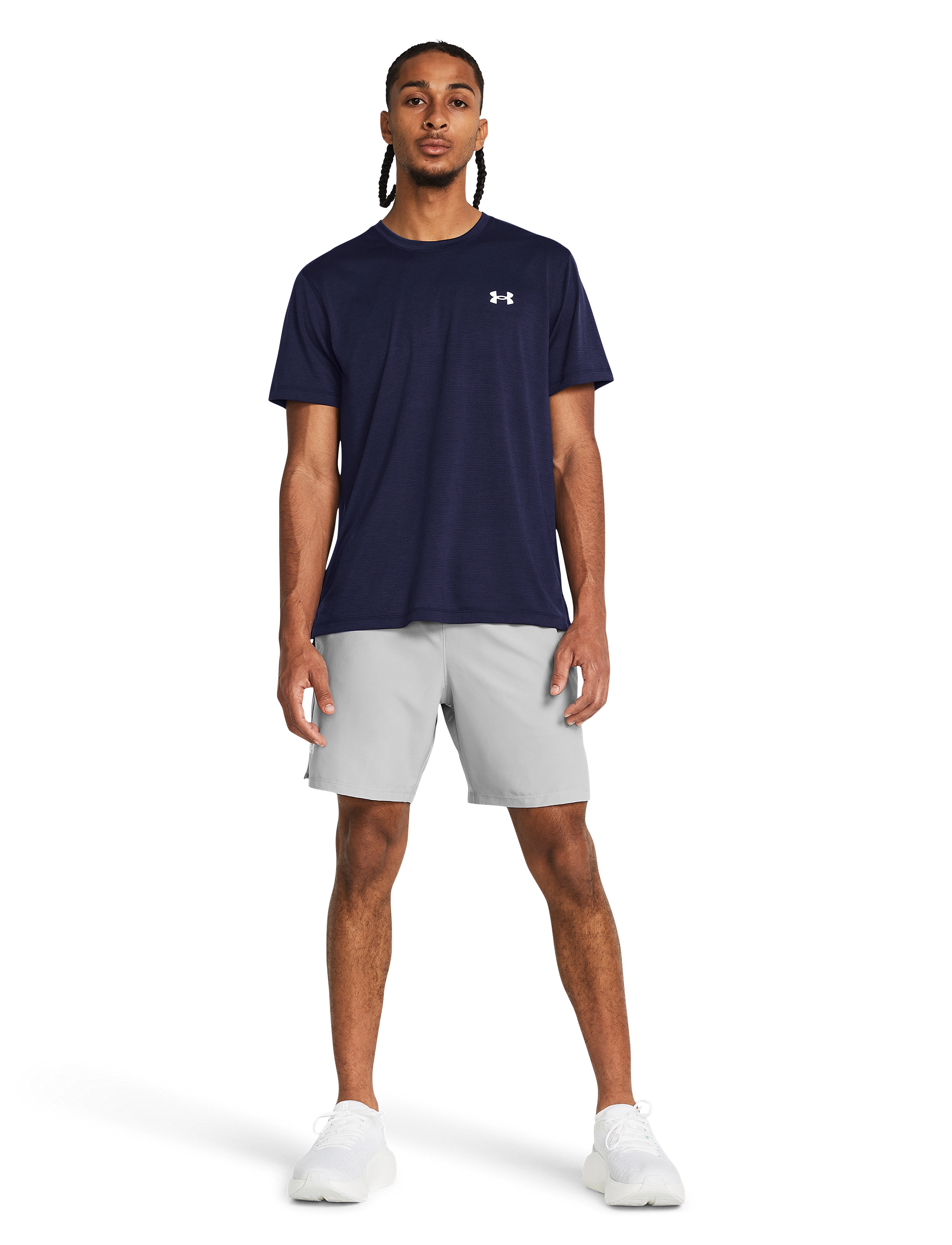 Under Armour - UA LAUNCH 7'' UNLINED SHORTS - laufshorts - black/gray - 4