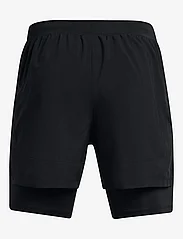 Under Armour - UA LAUNCH 5'' 2-IN-1 SHORTS - sports shorts - black - 1