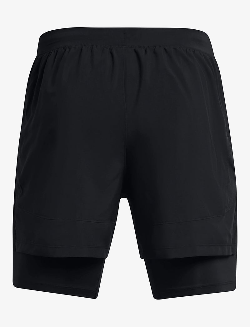 Under Armour - UA LAUNCH 5'' 2-IN-1 SHORTS - laufshorts - black - 2