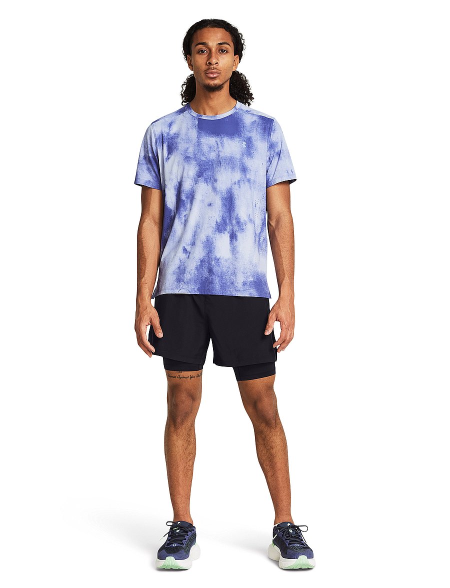 Under Armour - UA LAUNCH 5'' 2-IN-1 SHORTS - löparshorts - black - 4