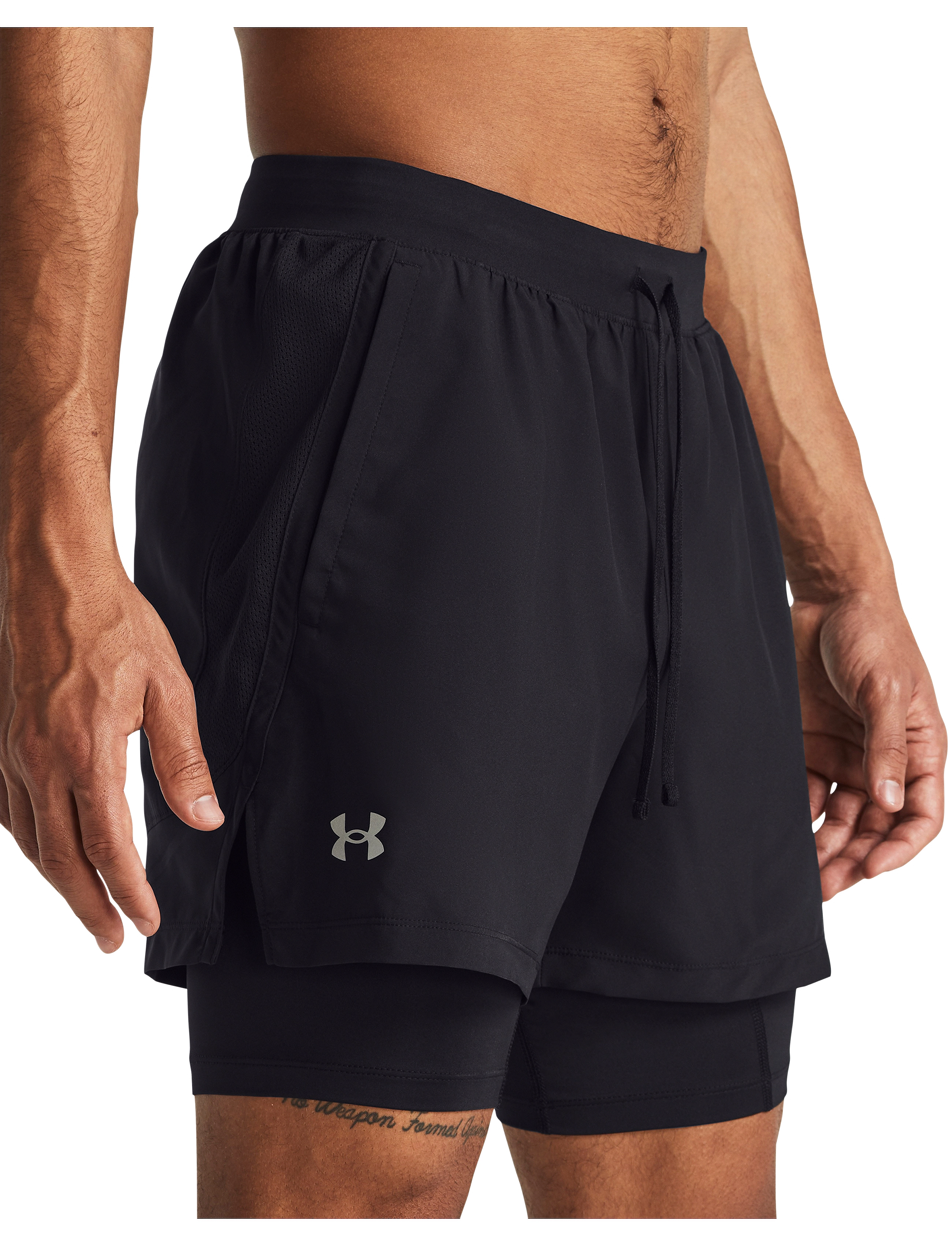 UNDER ARMOUR Men's UA Launch 5'' 2-In-1 Short träningsshorts – bild 6