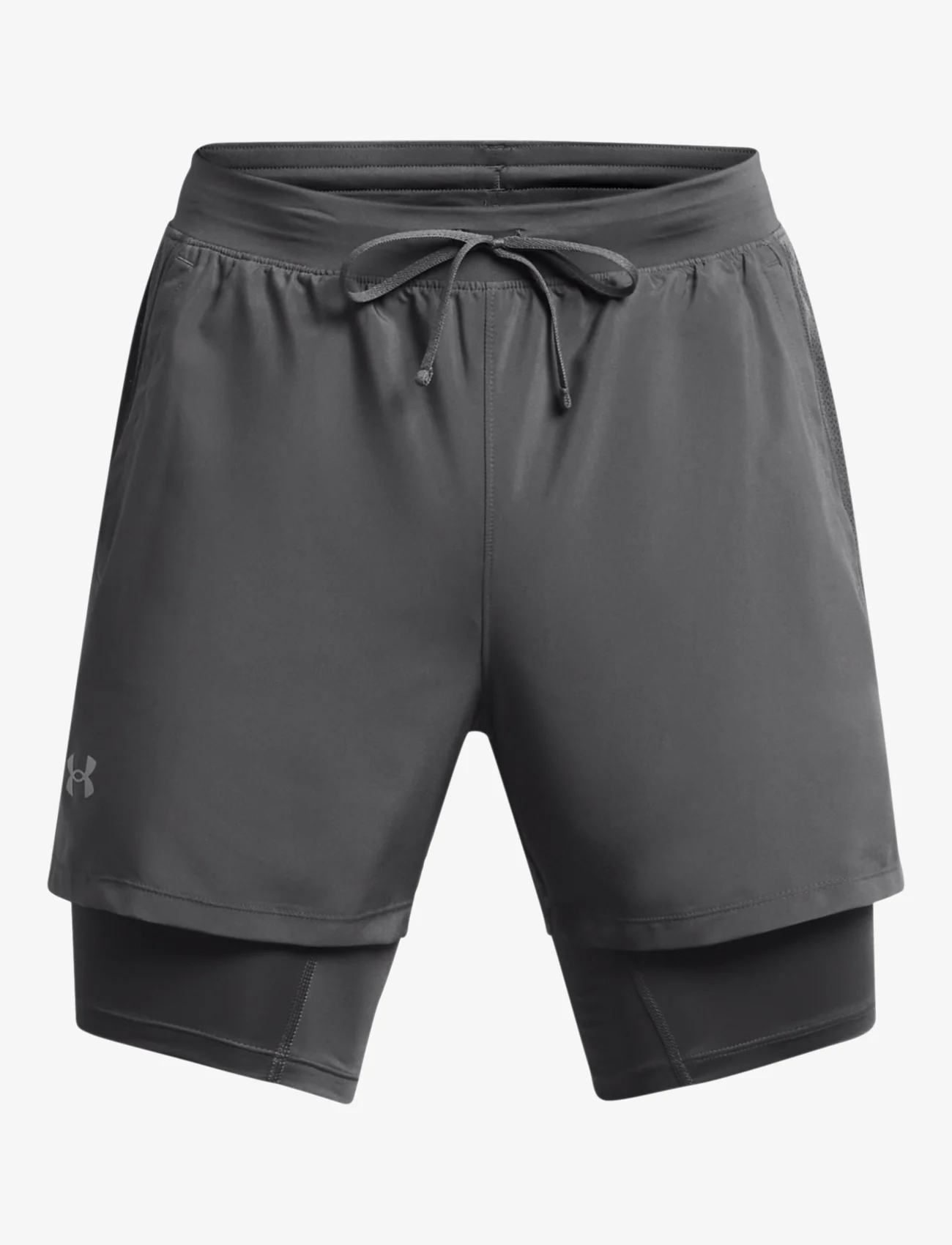 Under Armour - UA LAUNCH 5'' 2-IN-1 SHORTS - sports shorts - castlerock - 0