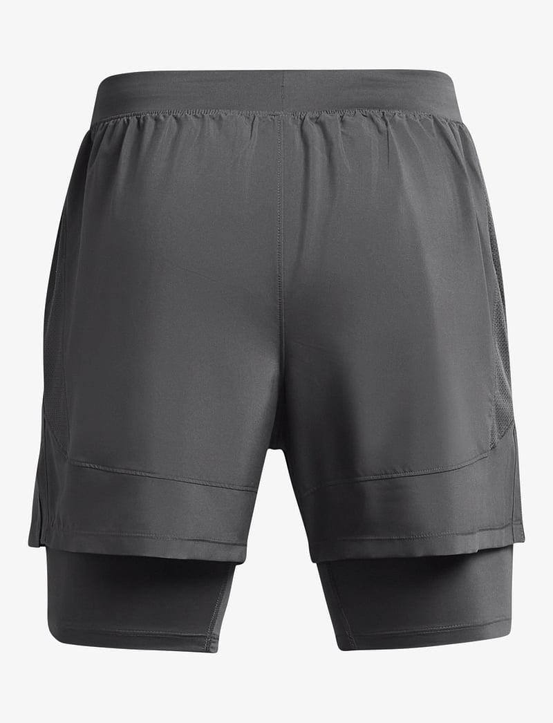 Under Armour - UA LAUNCH 5'' 2-IN-1 SHORTS - löparshorts - castlerock - 2