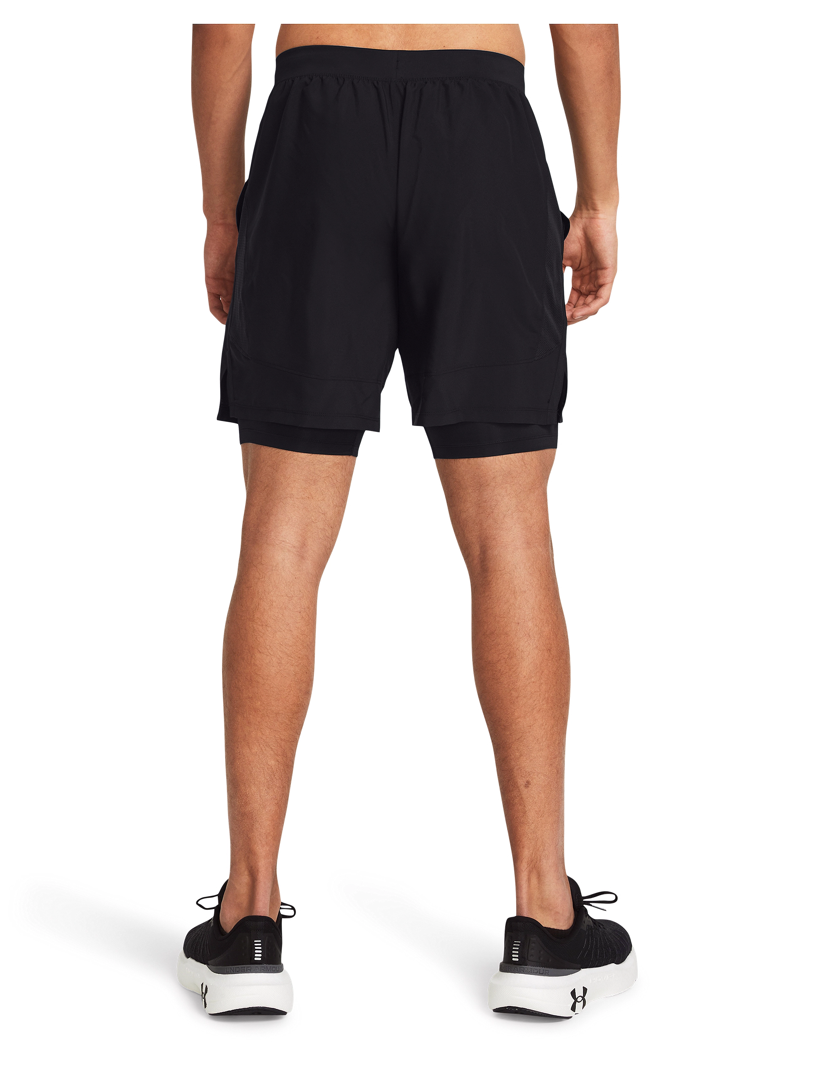 Under Armour - UA LAUNCH 7'' 2-IN-1 SHORTS - laufshorts - black - 3