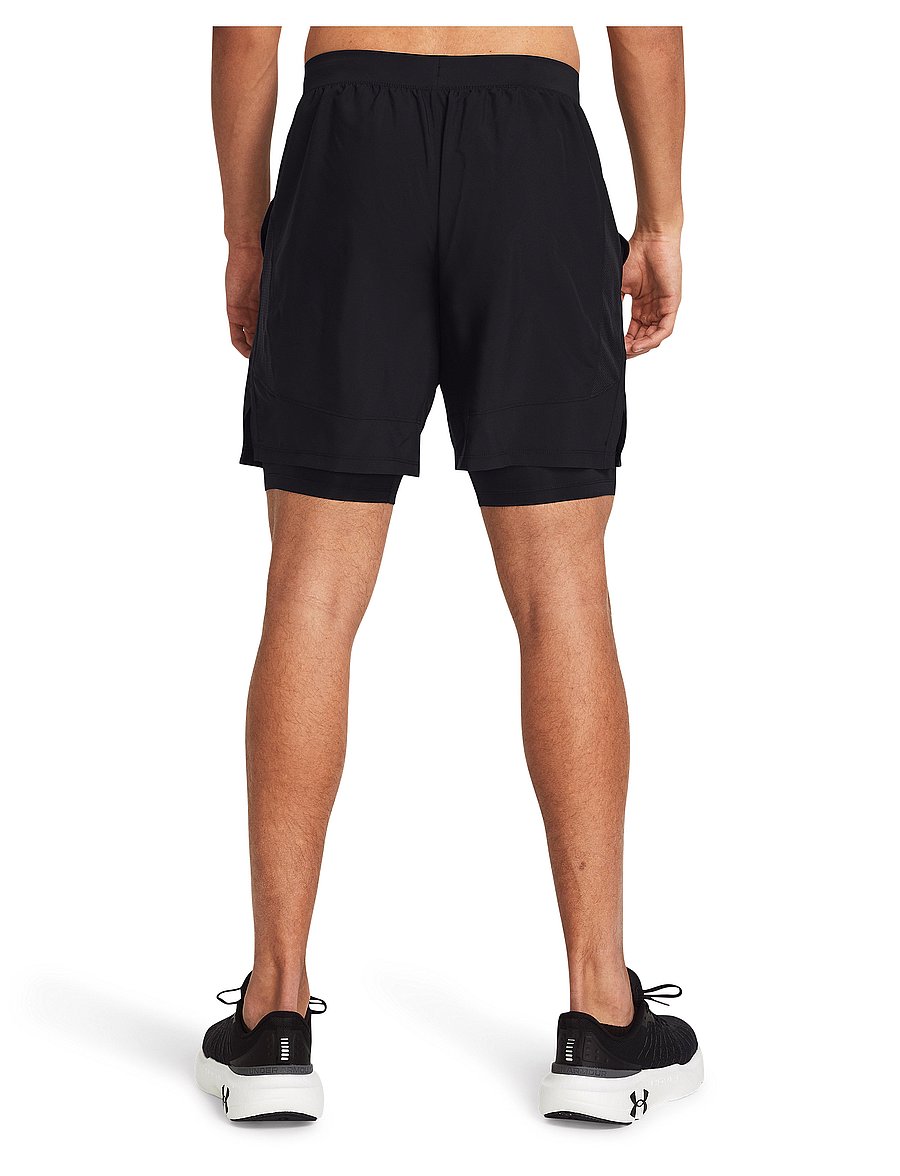 Under Armour - UA LAUNCH 7'' 2-IN-1 SHORTS - laufshorts - black - 3