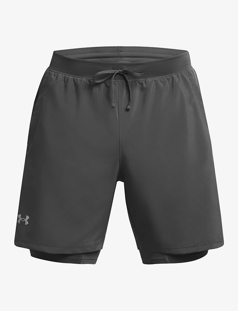 Under Armour - UA LAUNCH 7'' 2-IN-1 SHORTS - løpeshorts - castlerock - 1