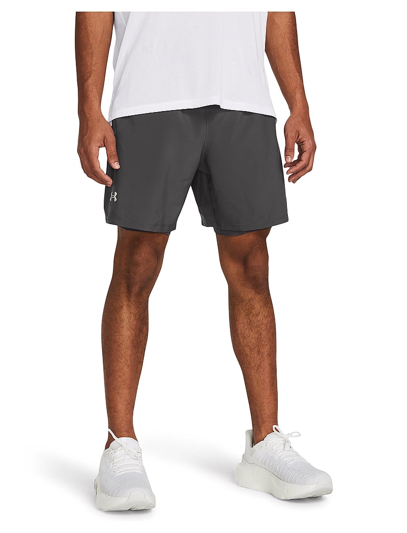 Under Armour - UA LAUNCH 7'' 2-IN-1 SHORTS - løpeshorts - castlerock - 0