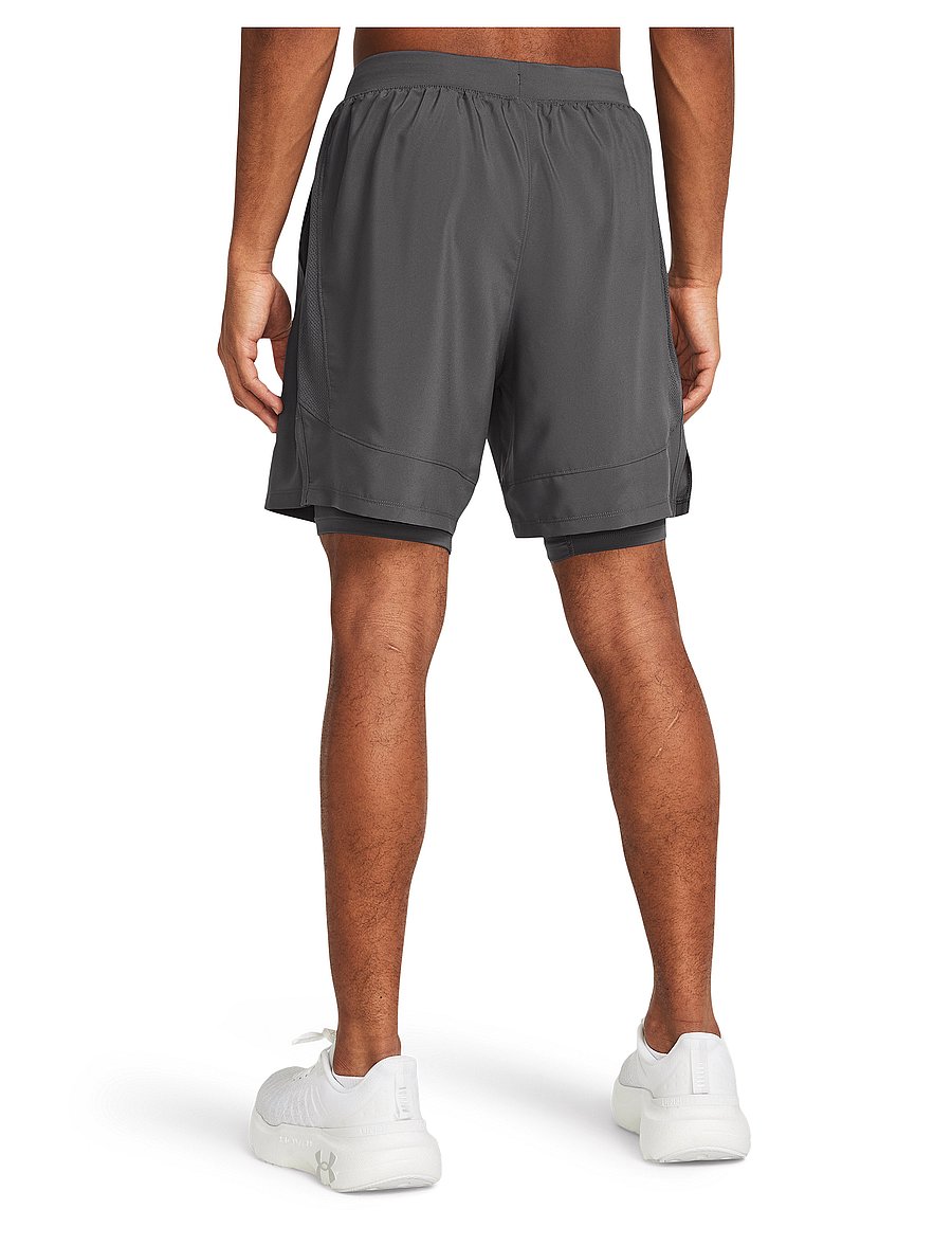 Under Armour - UA LAUNCH 7'' 2-IN-1 SHORTS - laufshorts - castlerock - 3