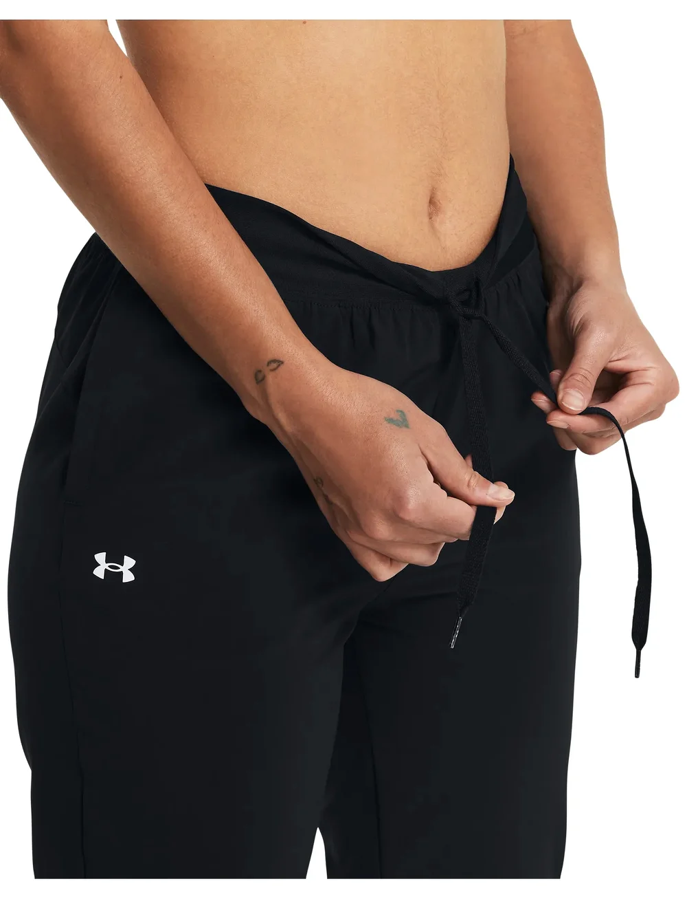 Under Armour - UA Rival Hi Rise Woven Pant - träningsbyxor - black - 5