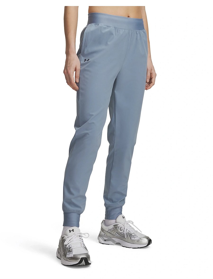 Under Armour - UA Rival Hi Rise Woven Pant - trainingshosen - blue wind - 0