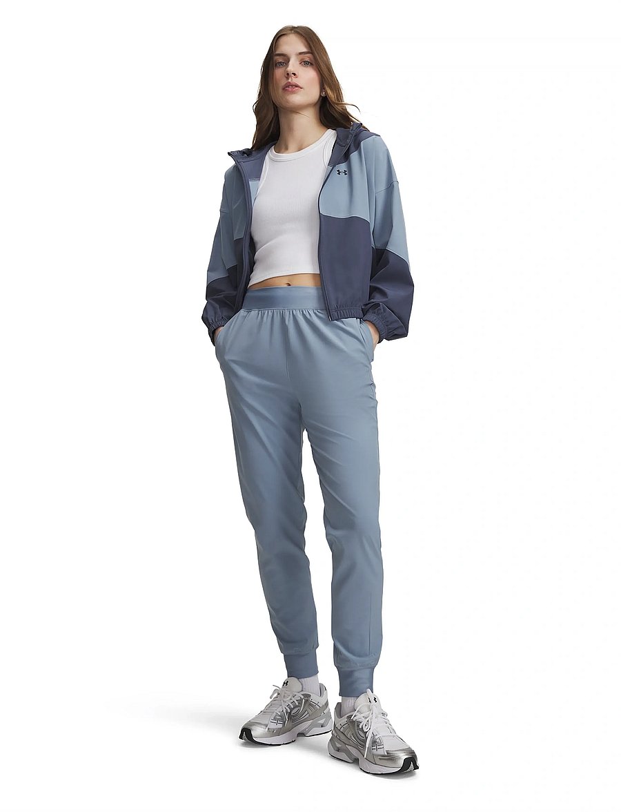 Under Armour - UA Rival Hi Rise Woven Pant - trainingshosen - blue wind - 4