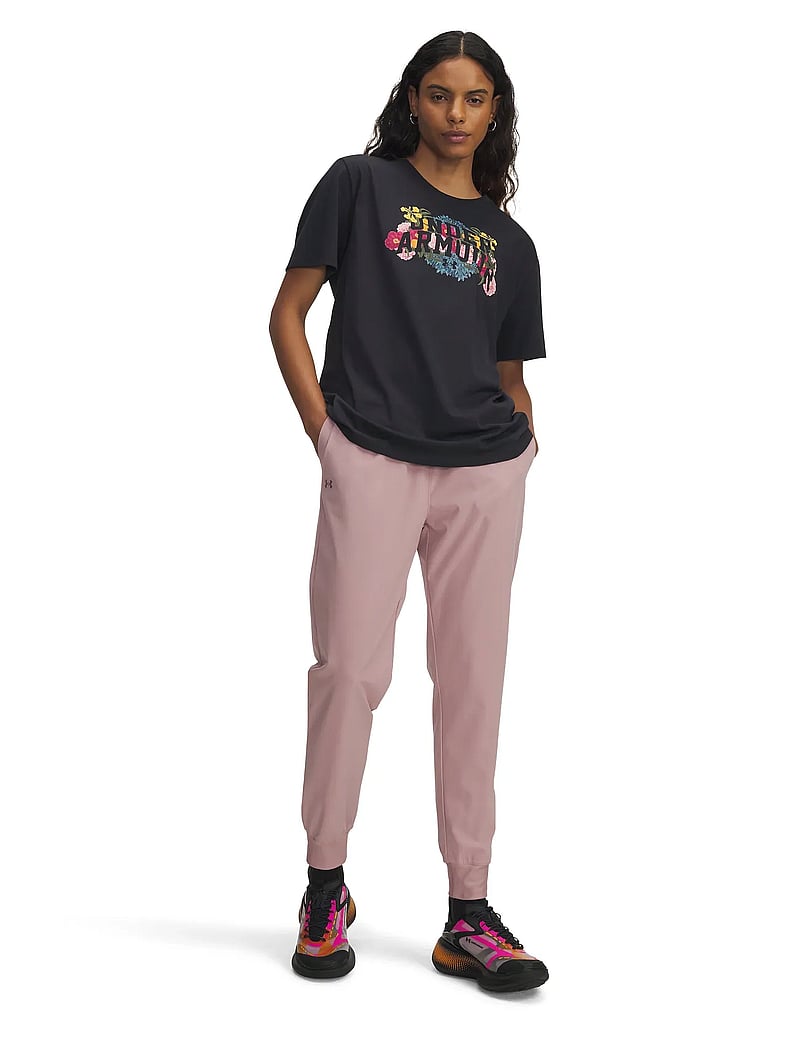 Under Armour - UA Rival Hi Rise Woven Pant - trainingsbroek - tourmaline pink - 4