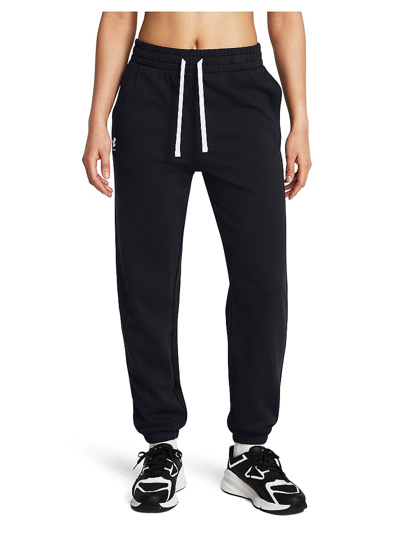 Under Armour - UA Rival Terry Joggers - träningsbyxor - black - 0